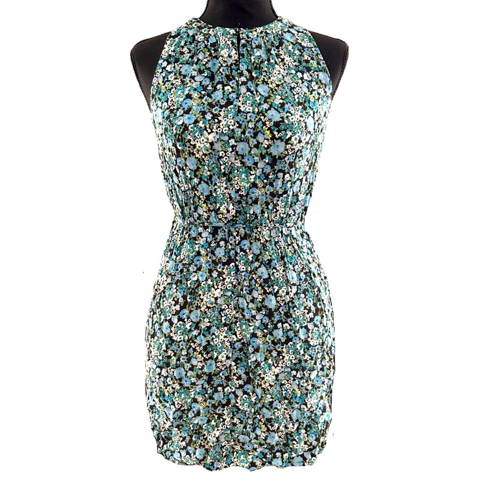 Loft Blue Floral Mini Dress